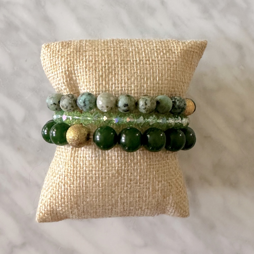 Beaded Bracelet Stack